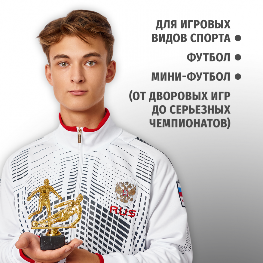 Спортивный кубок для награждения победителя 4 шт. Подарочная призовая награда для чемпионата.