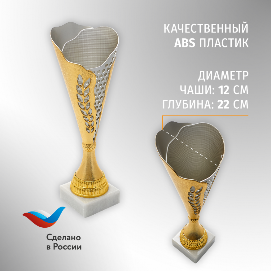 Спортивный кубок для награждения победителя 31 см